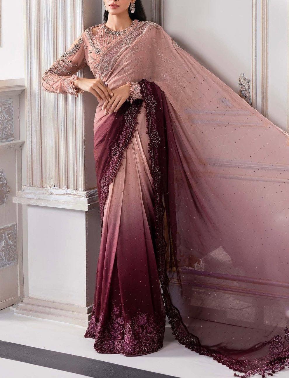 Maria B Net Saree