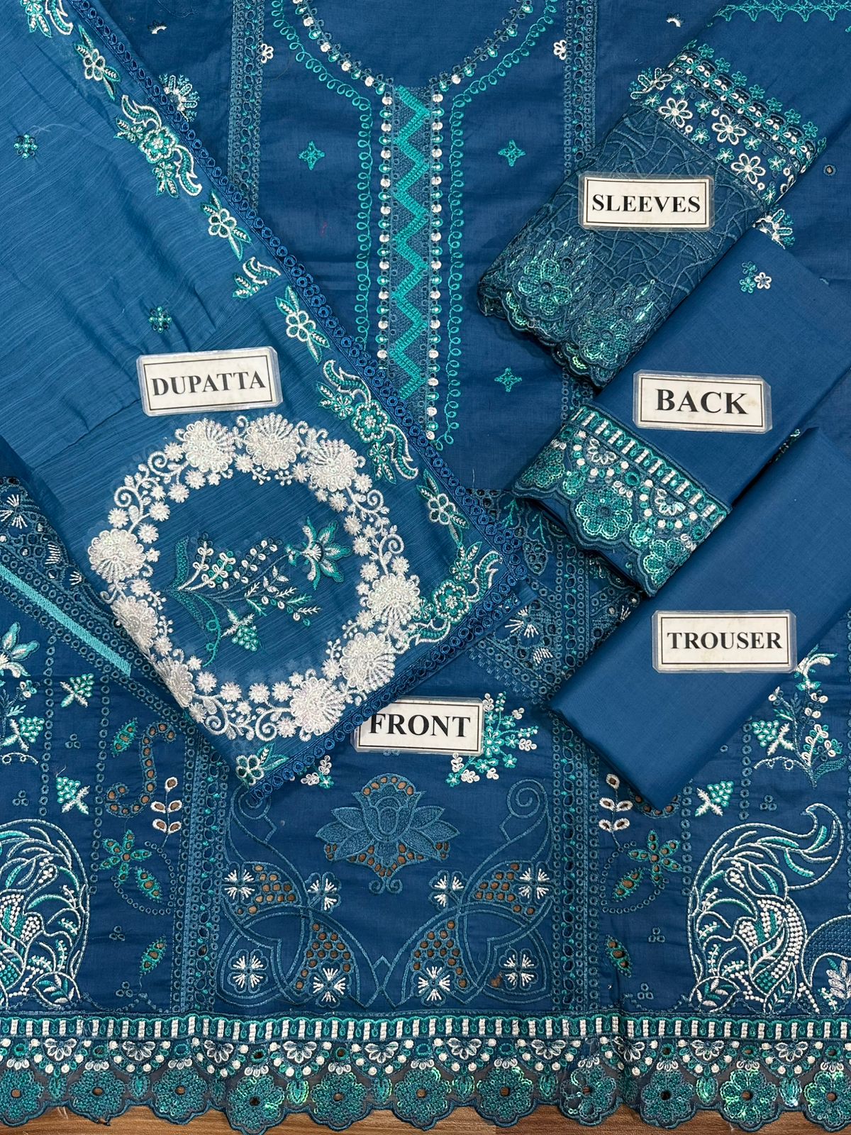 Qalamkar Cotton Suit