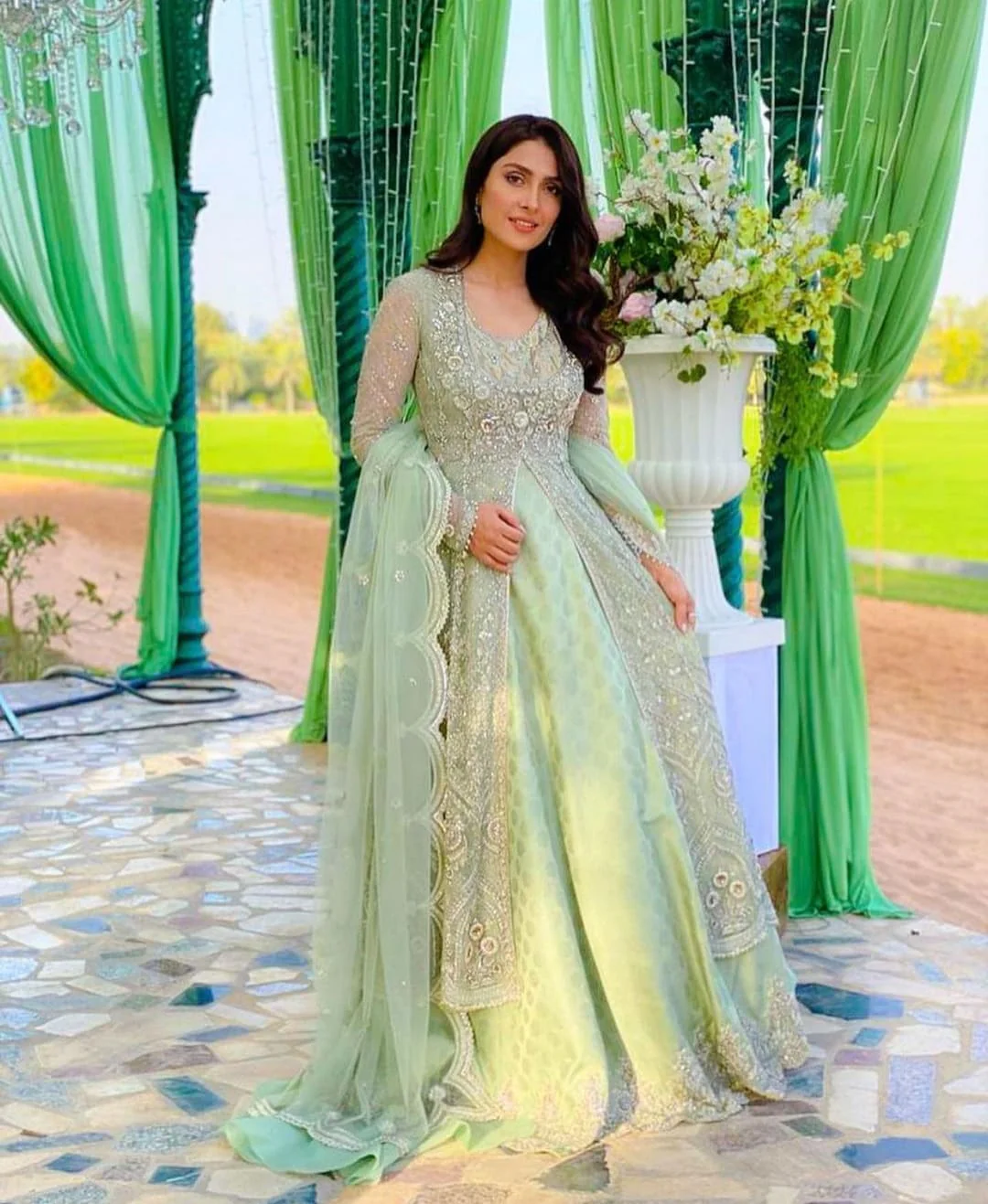 Ayeza Khan Net Frock