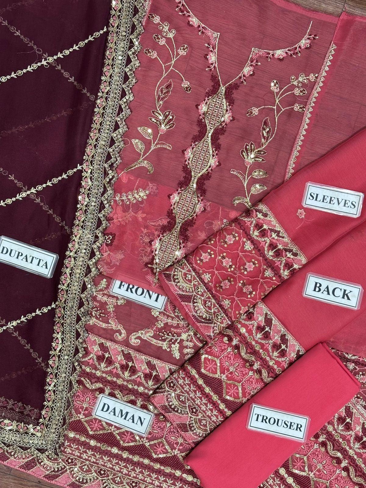 Asim Jofa Chiffon Suit