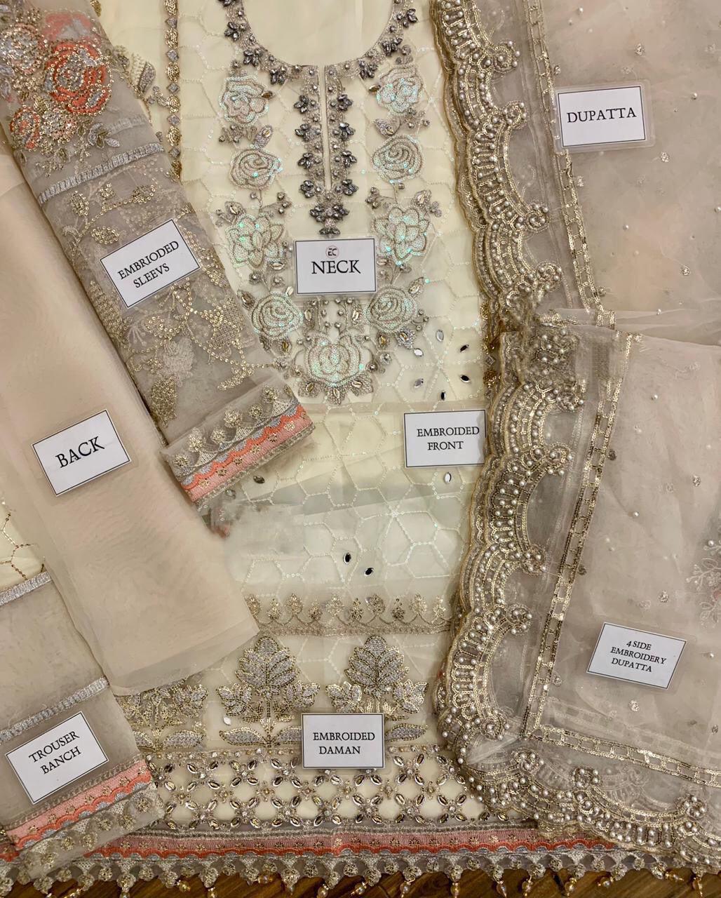 Maria B Organza Bridal Suit