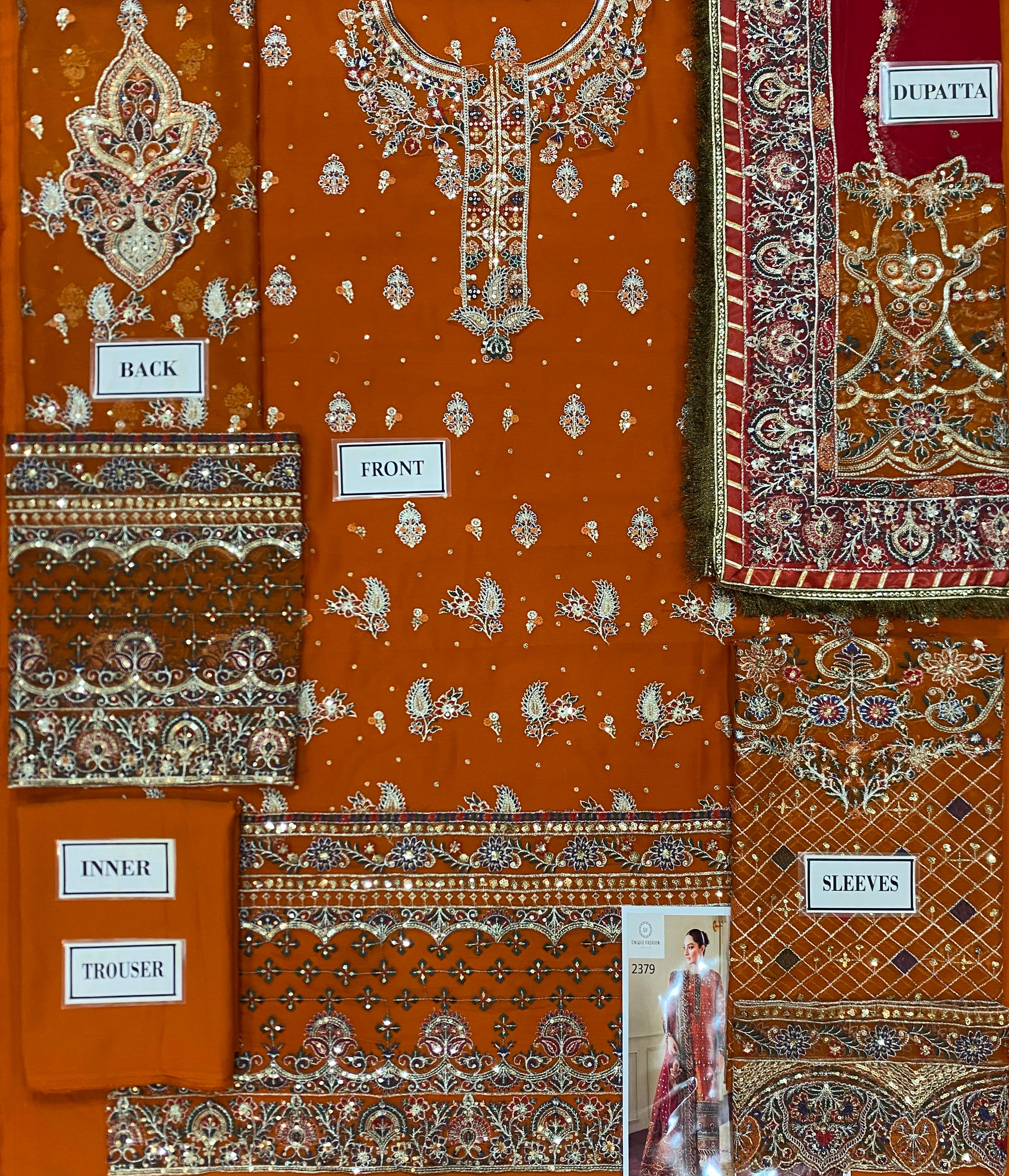 Baroque Chiffon Suit