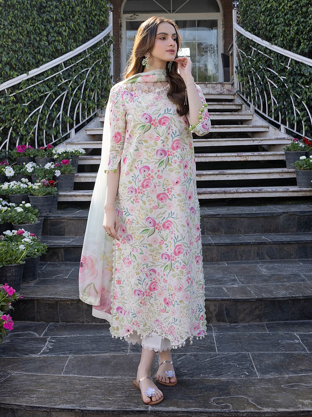 Izel Lawn Suit