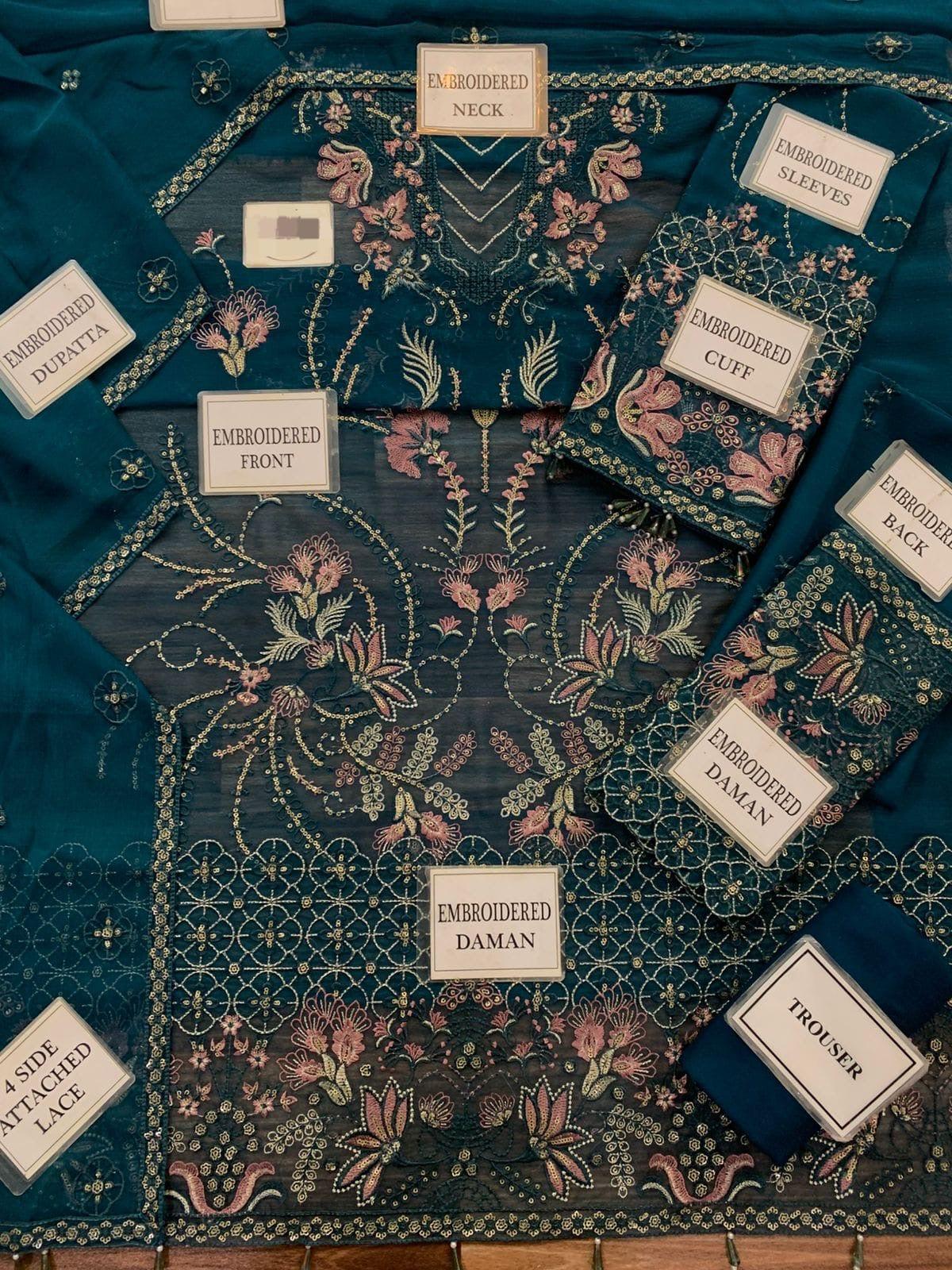 Laavish Chiffon Suit