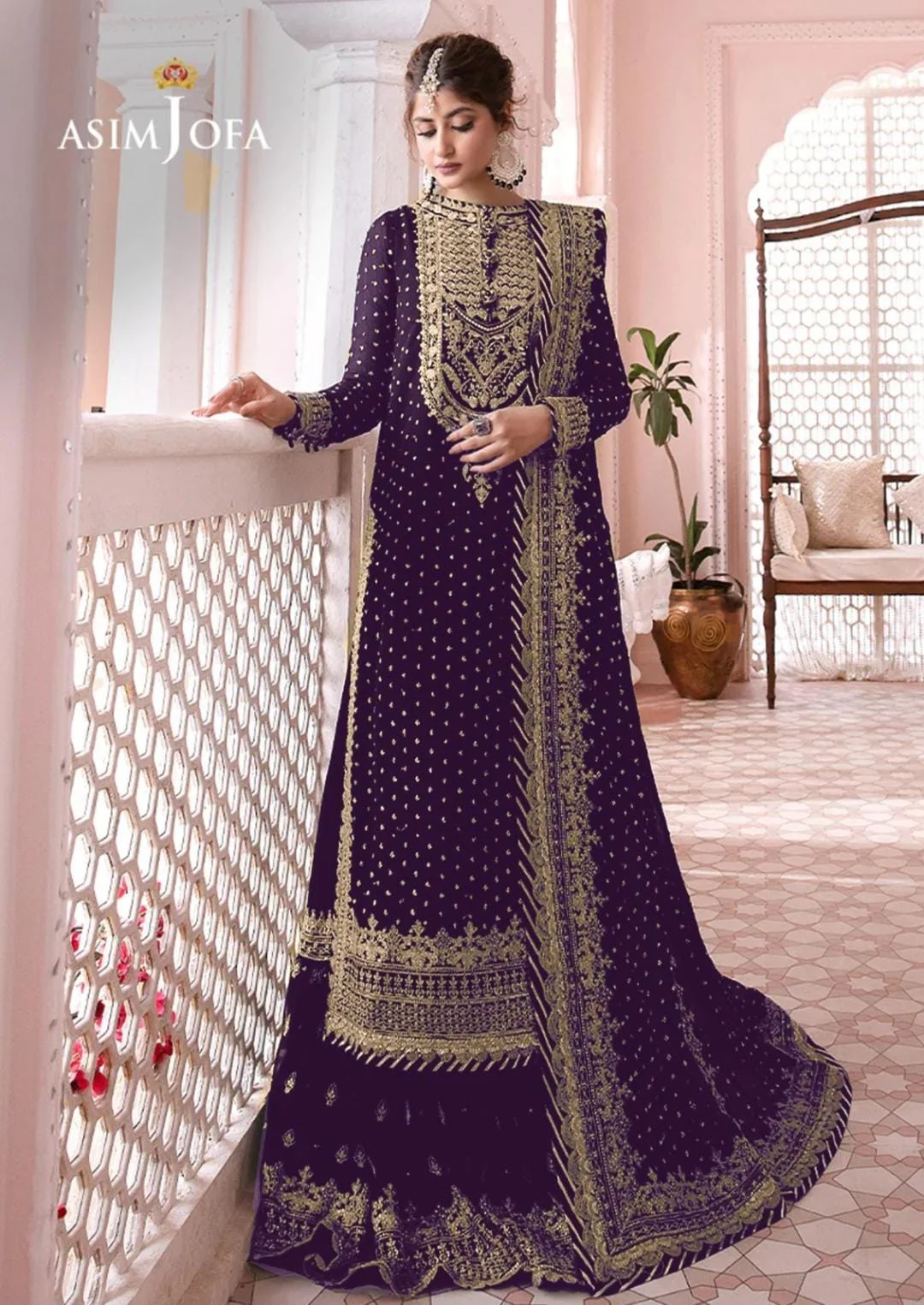Asim Jofa Chiffon Suit