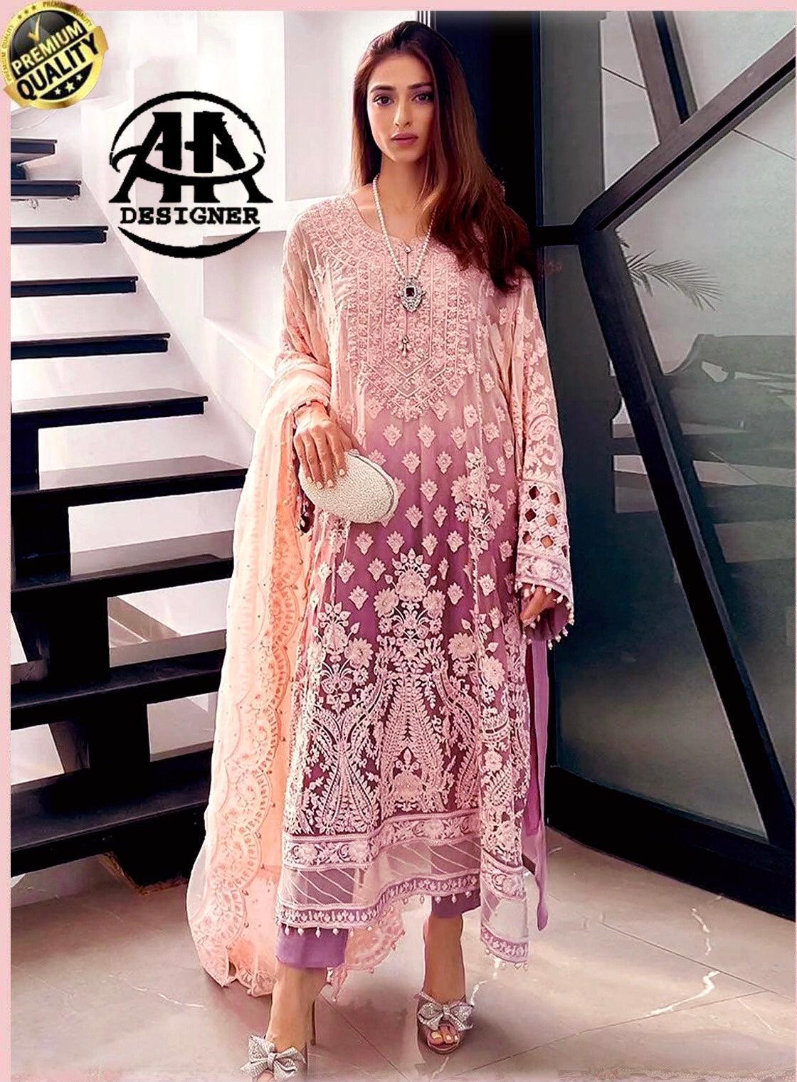 Maria B Organza Suit