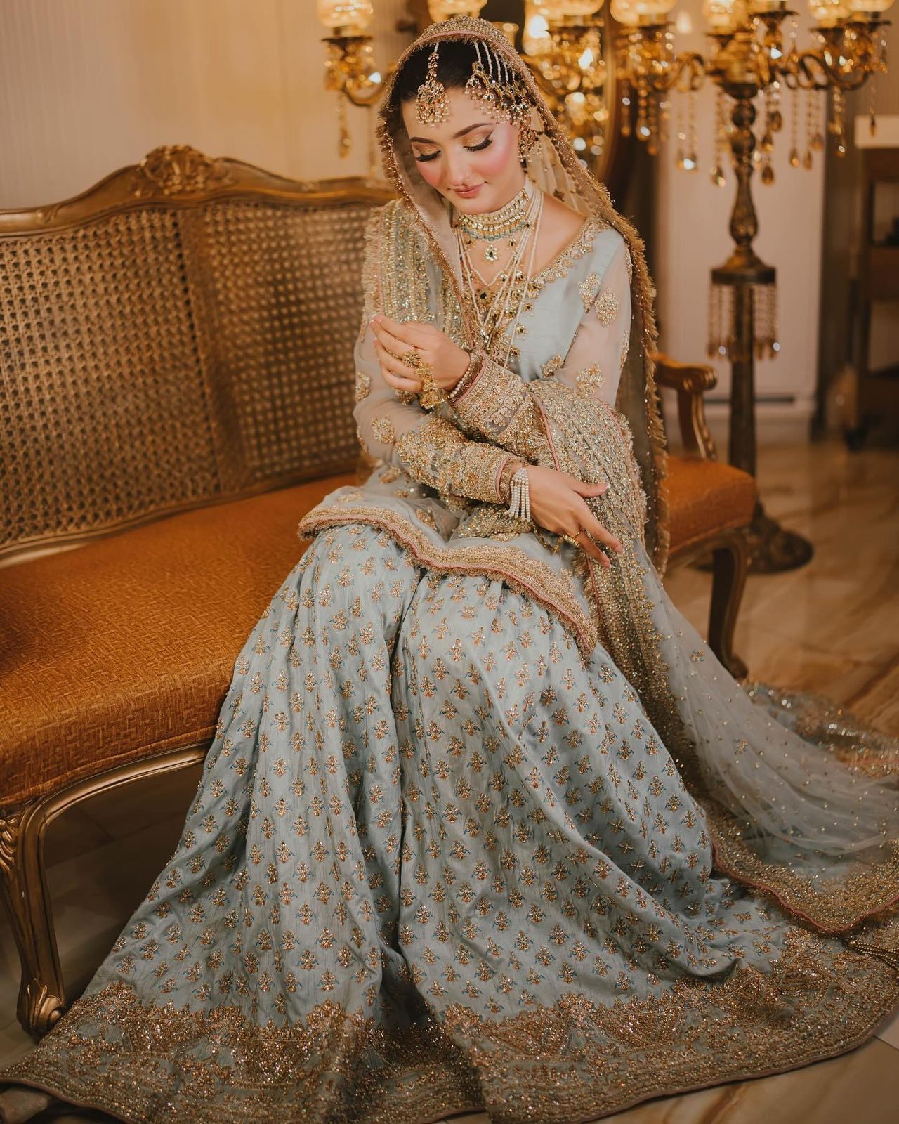 Maha Wajahat Chiffon Gharara