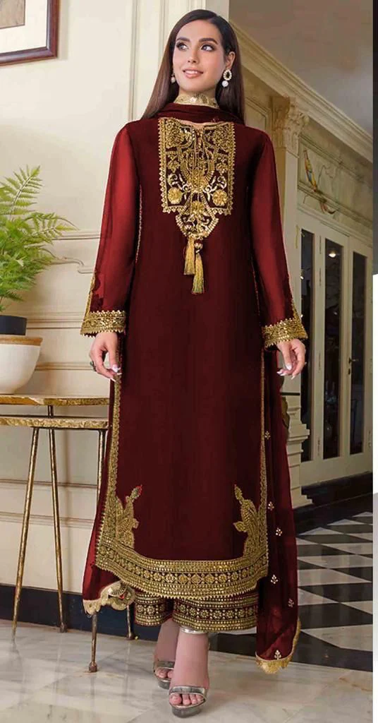 Asim Jofa Chiffon Suit
