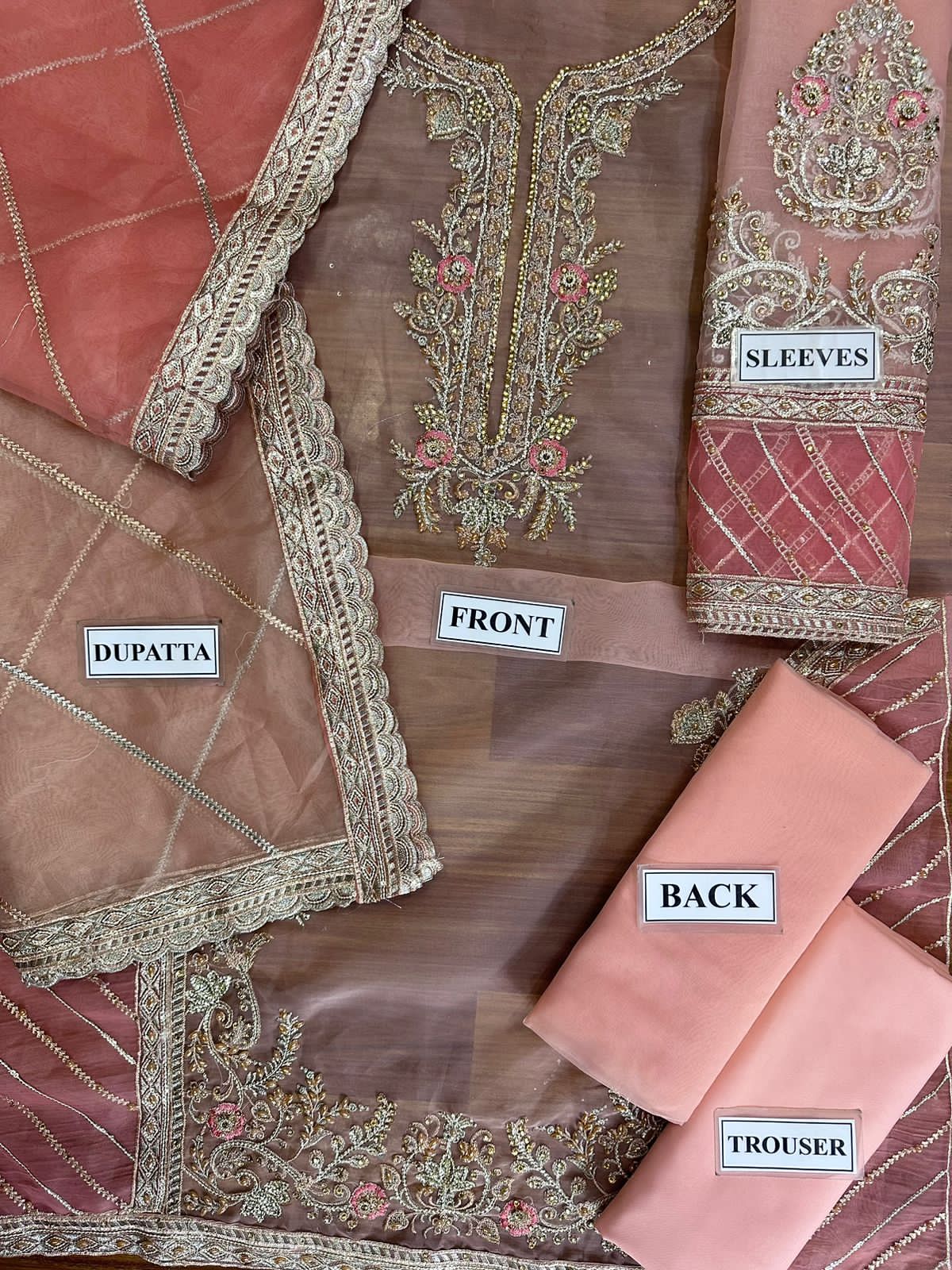 Sara Asghar Organza Suit