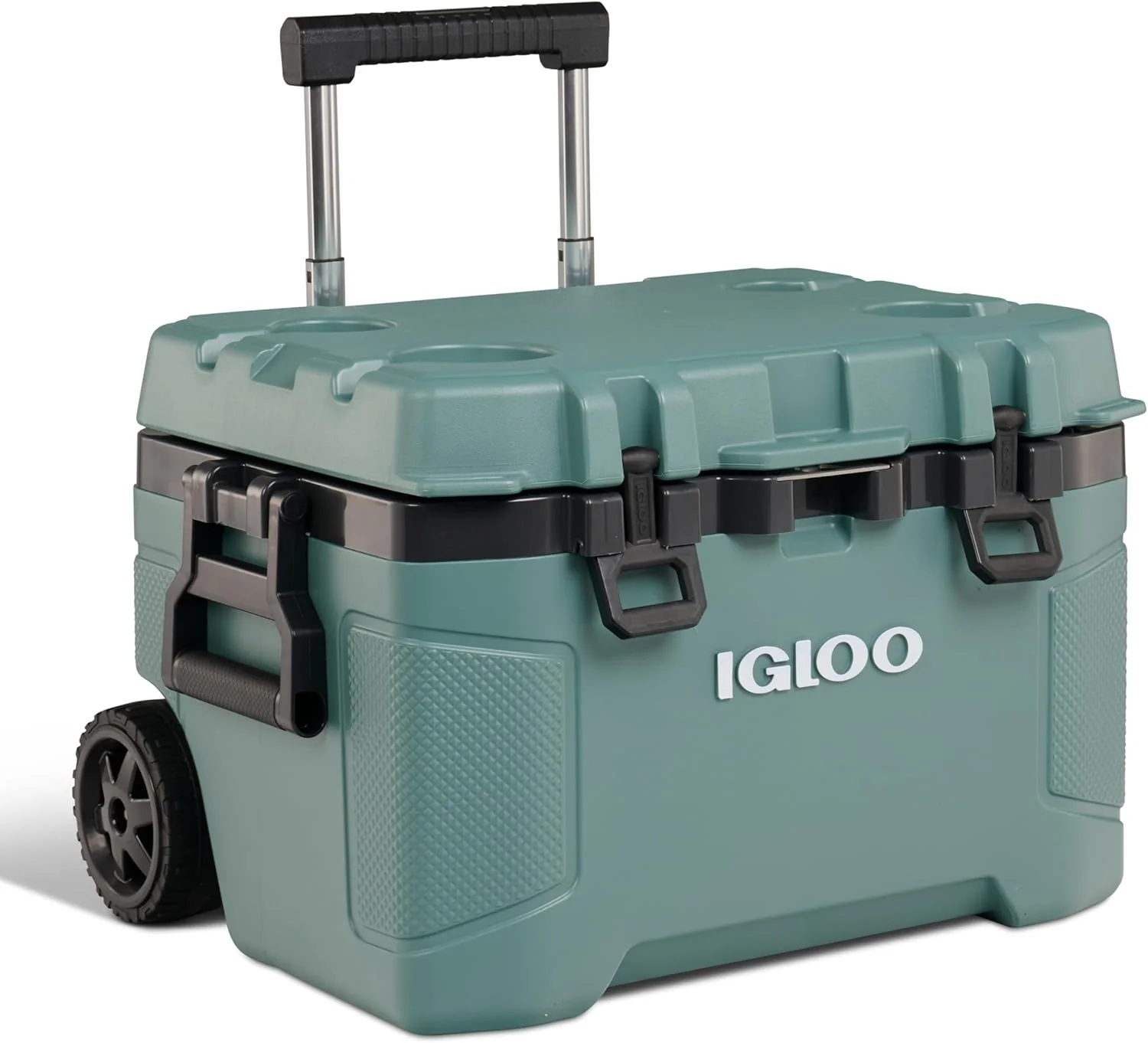 Igloo 52Qt Wheeled Cooler, Insulated Hard Shell Ice Chest