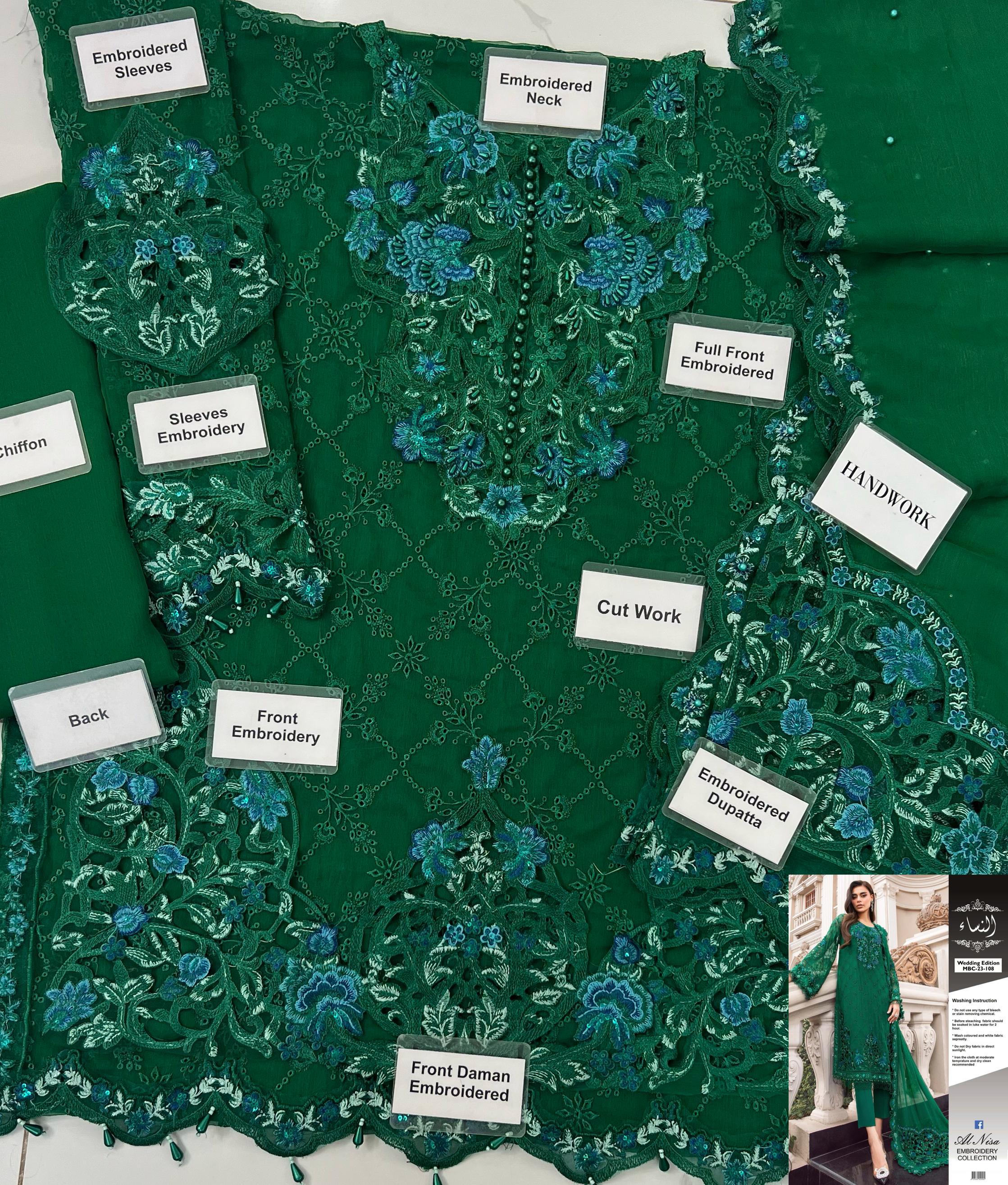 Maria B Chiffon Suit