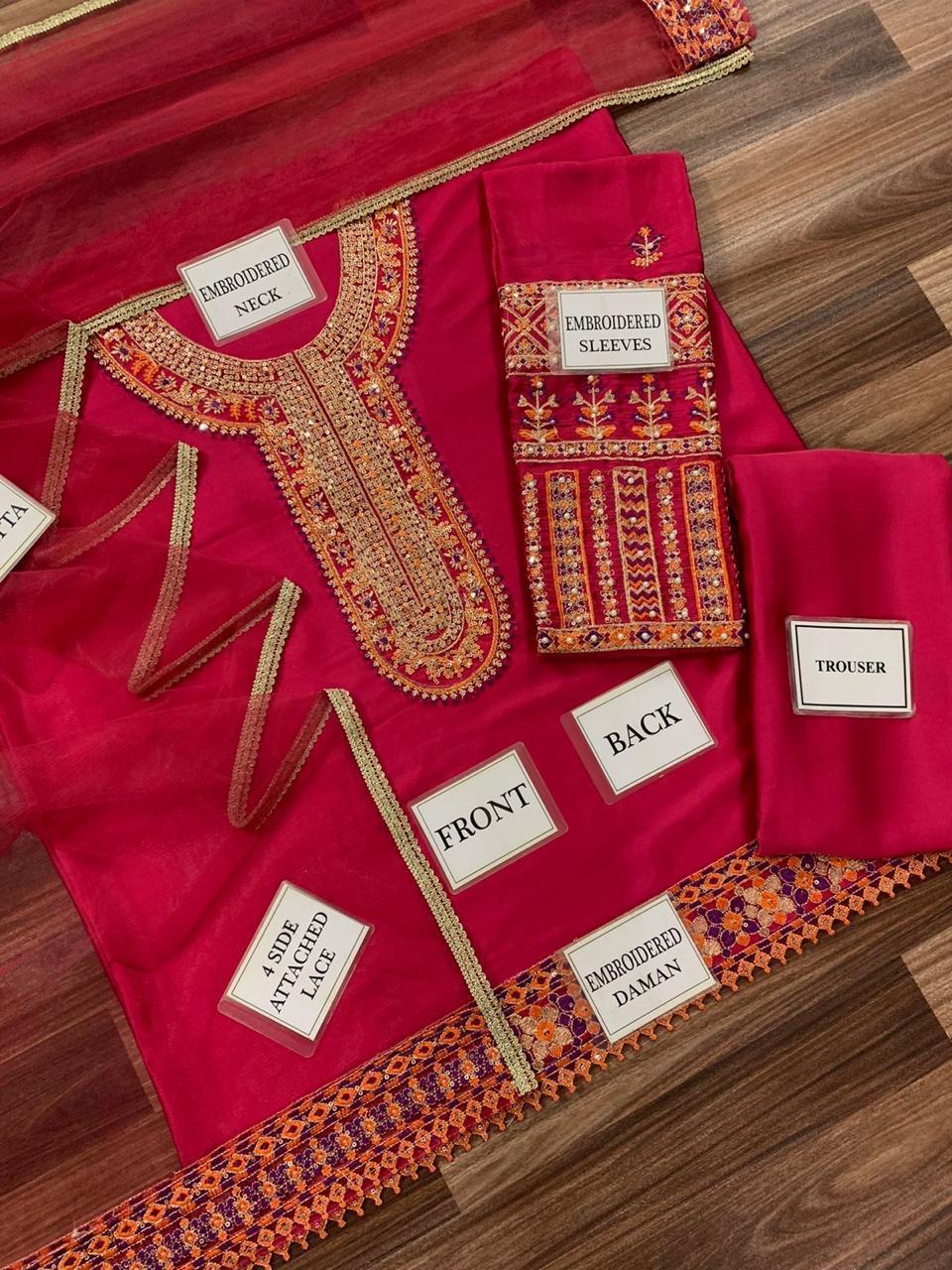 Hussain Rehar Silk Suit