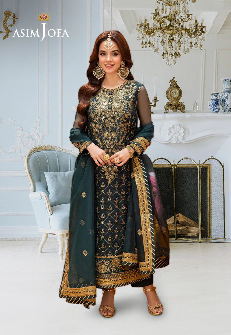 Asim Jofa Chiffon Suit