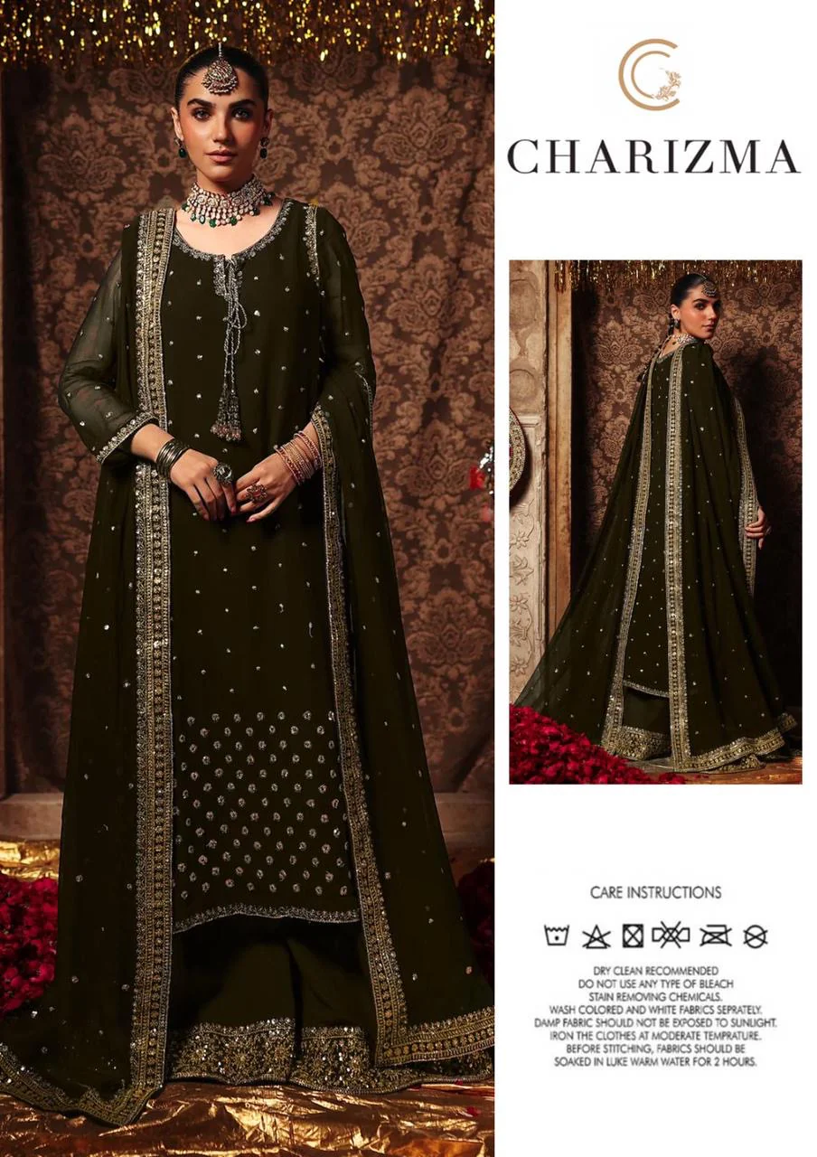 Charizma Chiffon Suit