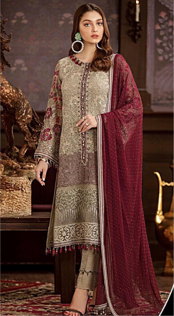 Flossie Chiffon Suit