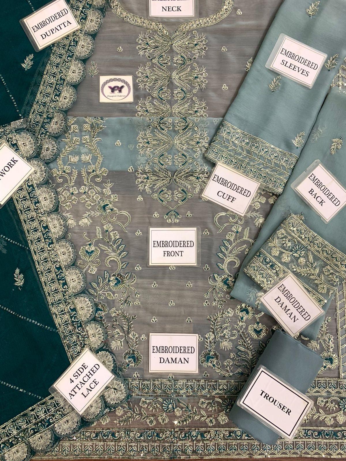 Asim Jofa Chiffon Suit