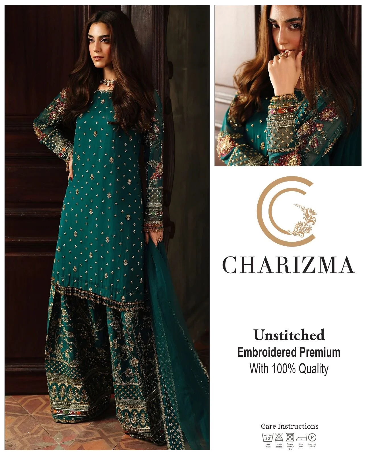 Charizma Chiffon Suit