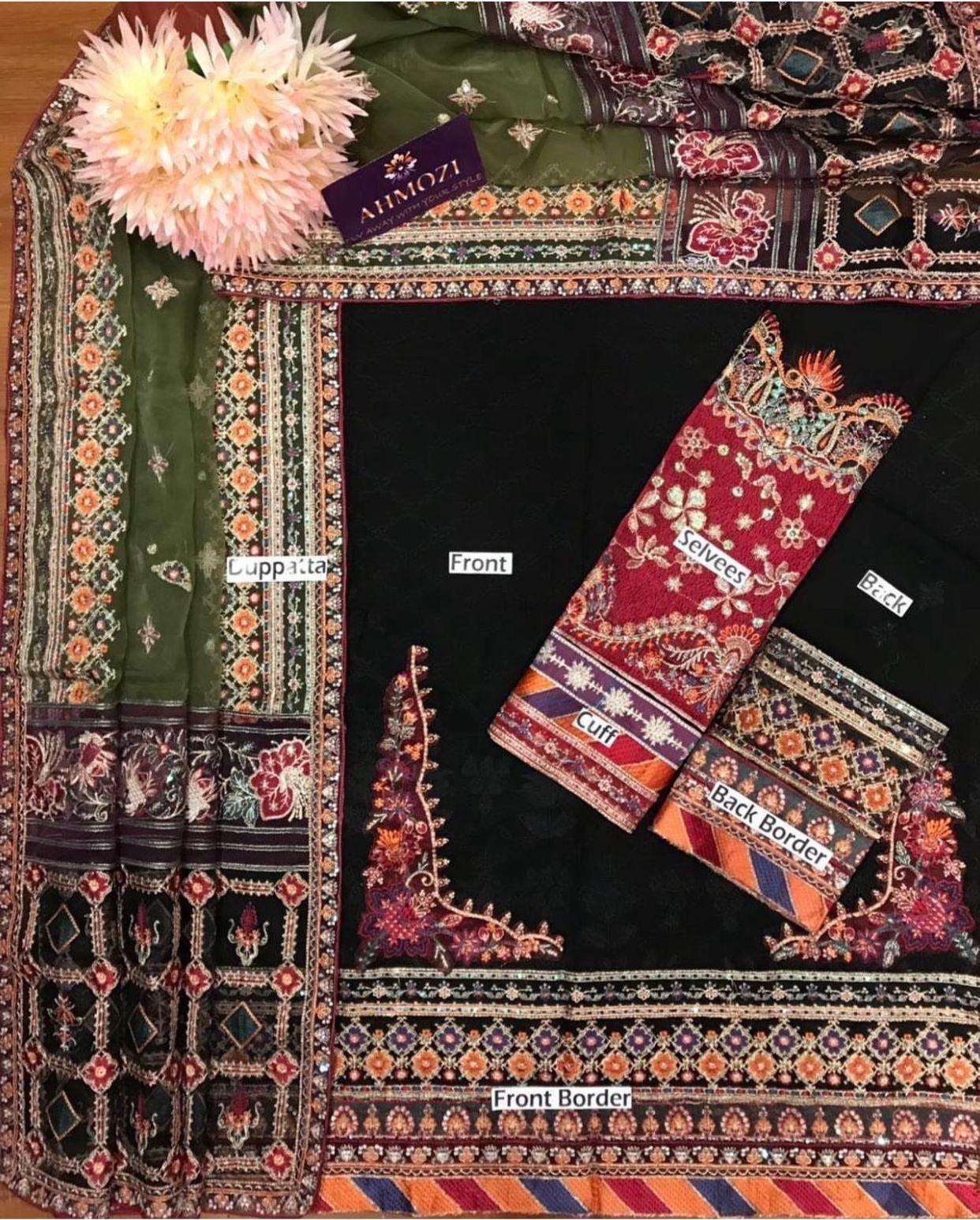 Baroque Chiffon Suit