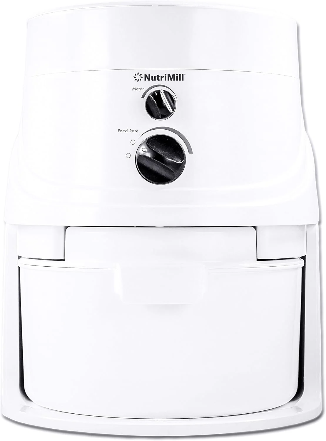 Classic high-speed electric grain grinder, a wheat flour grinder used for making fresh flour, equipped with a stainless steel grinding head