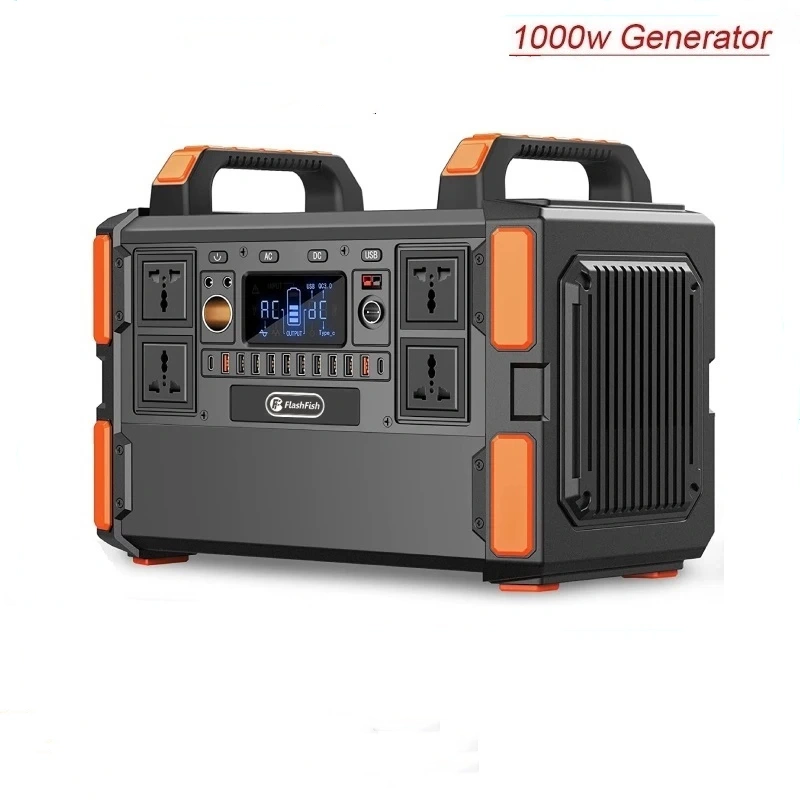 1000W 1048Wh | Flashfish F132 Power Station LiFePO4 Battery Inverter Portable Solar Generator Home Solar Power Supply