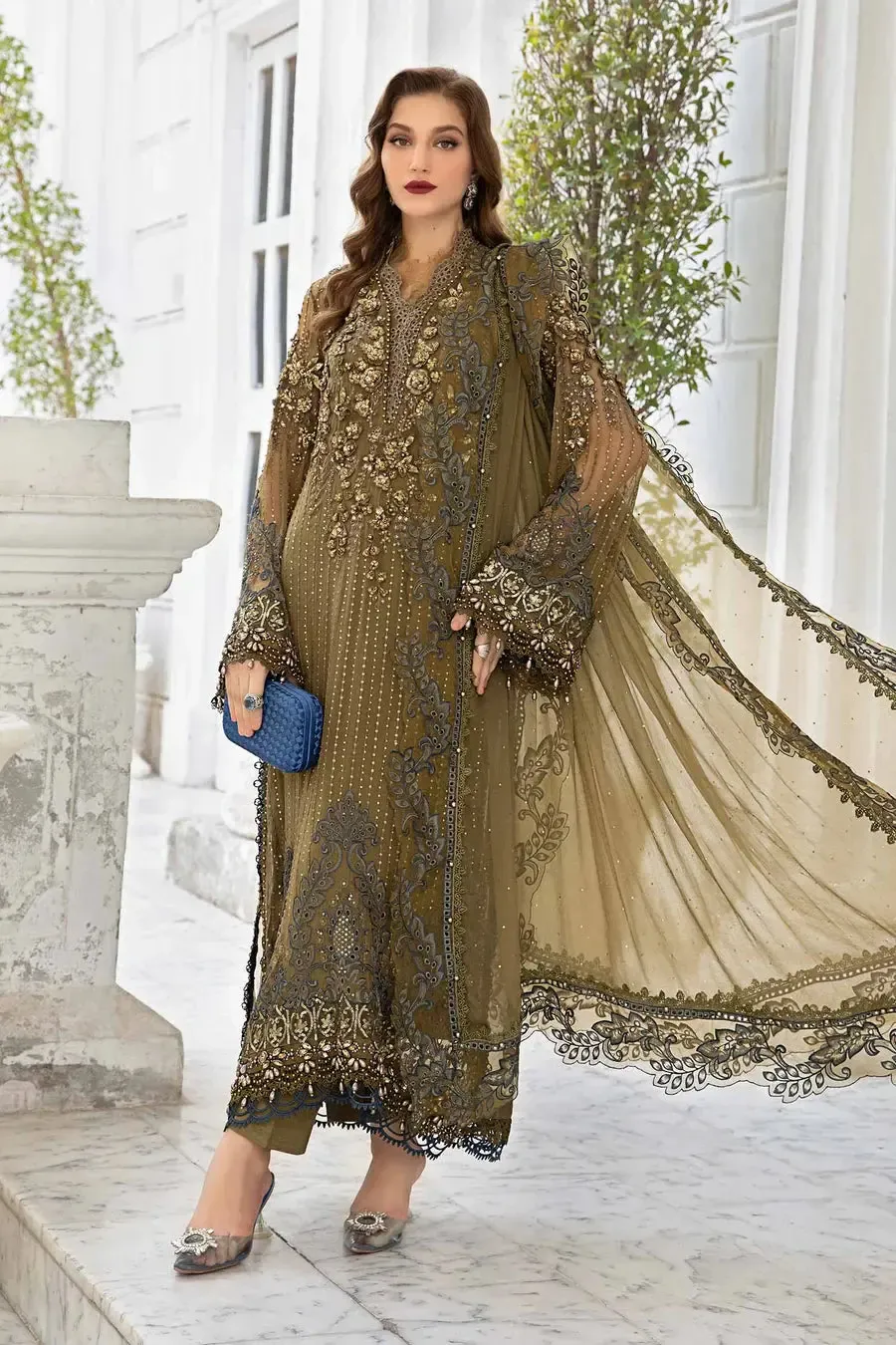 Maria B Chiffon Suit