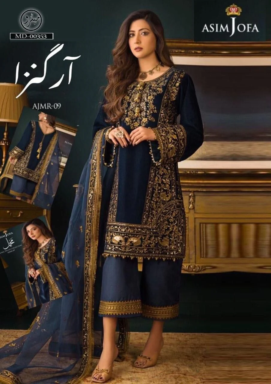 Asim Jofa Organza Suit