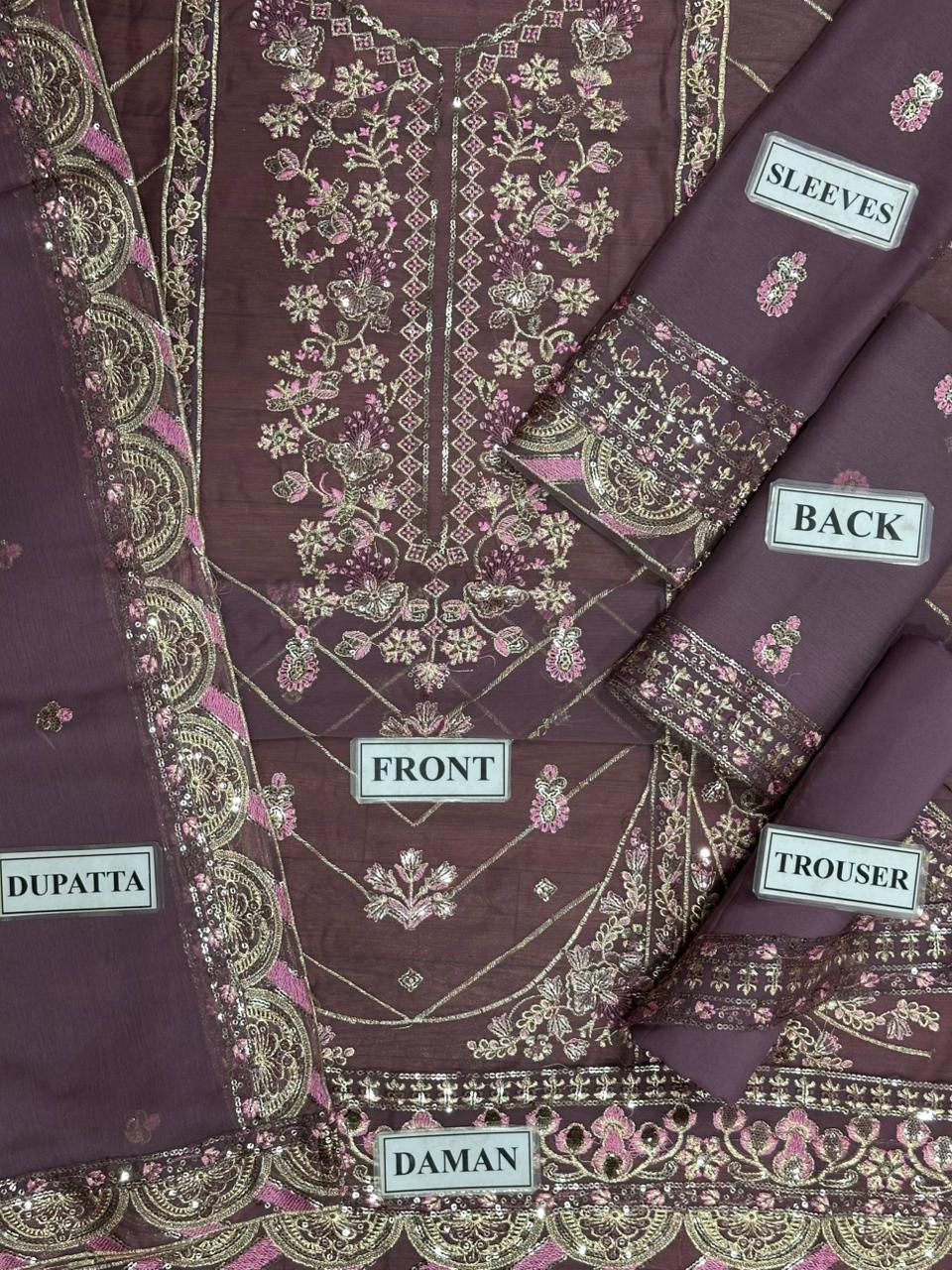 Asim Jofa Chiffon Suit