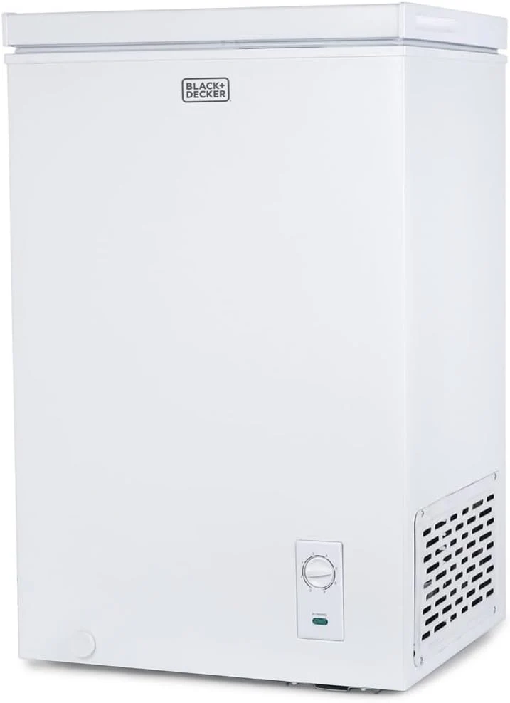 BLACK+DECKER 2.0 Cu. Ft. Compact Chest Freezer, Deep Freezer Holds Up To 70 Lbs. of Frozen Food