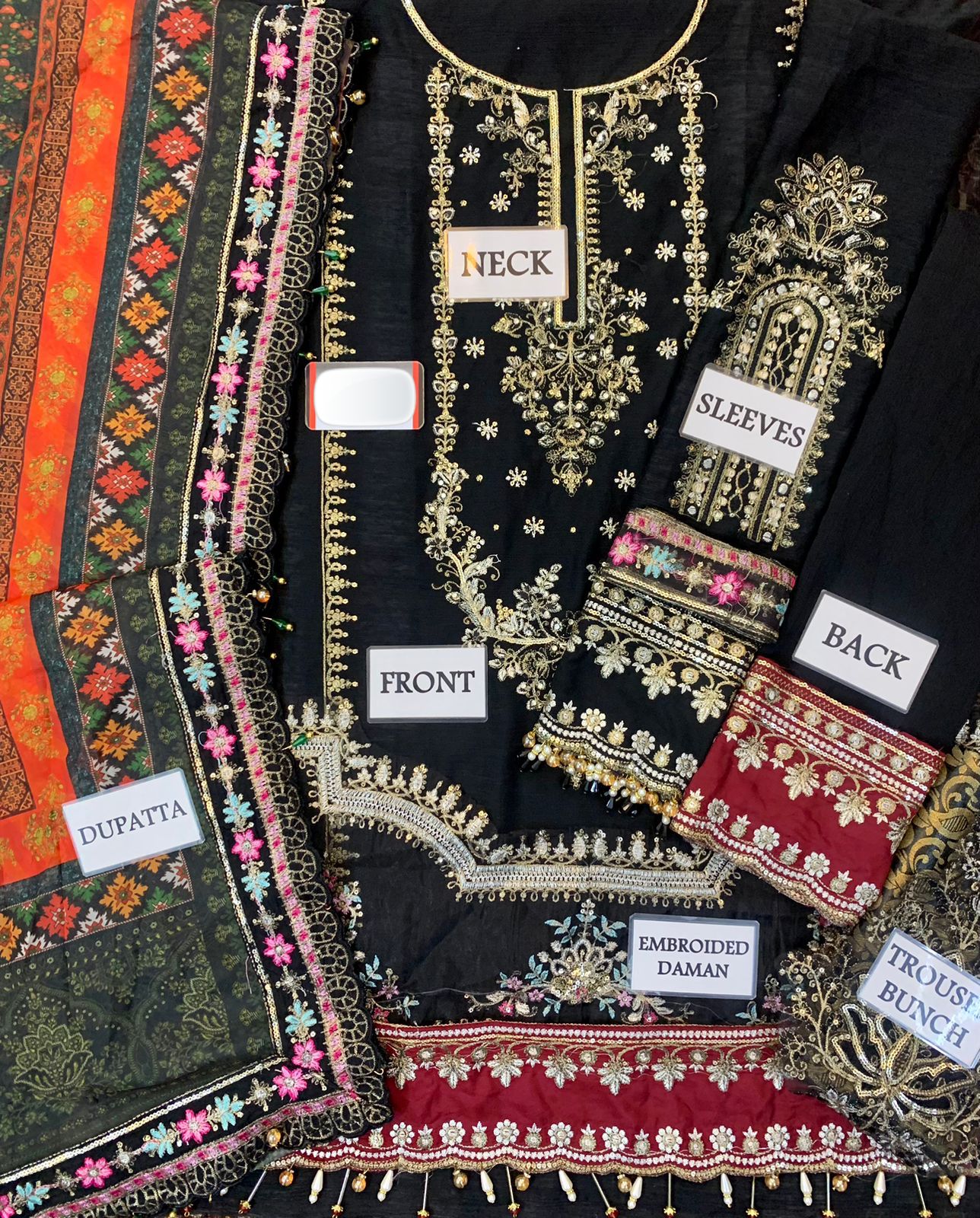 Maria B Chiffon Suit