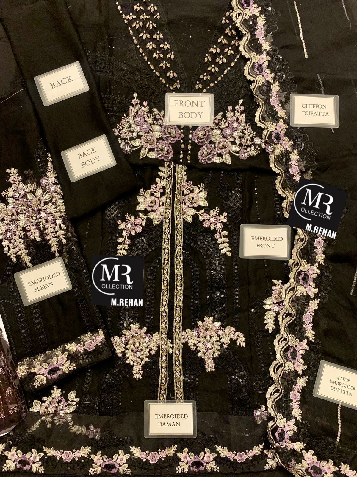 Maria B Chiffon Maxi