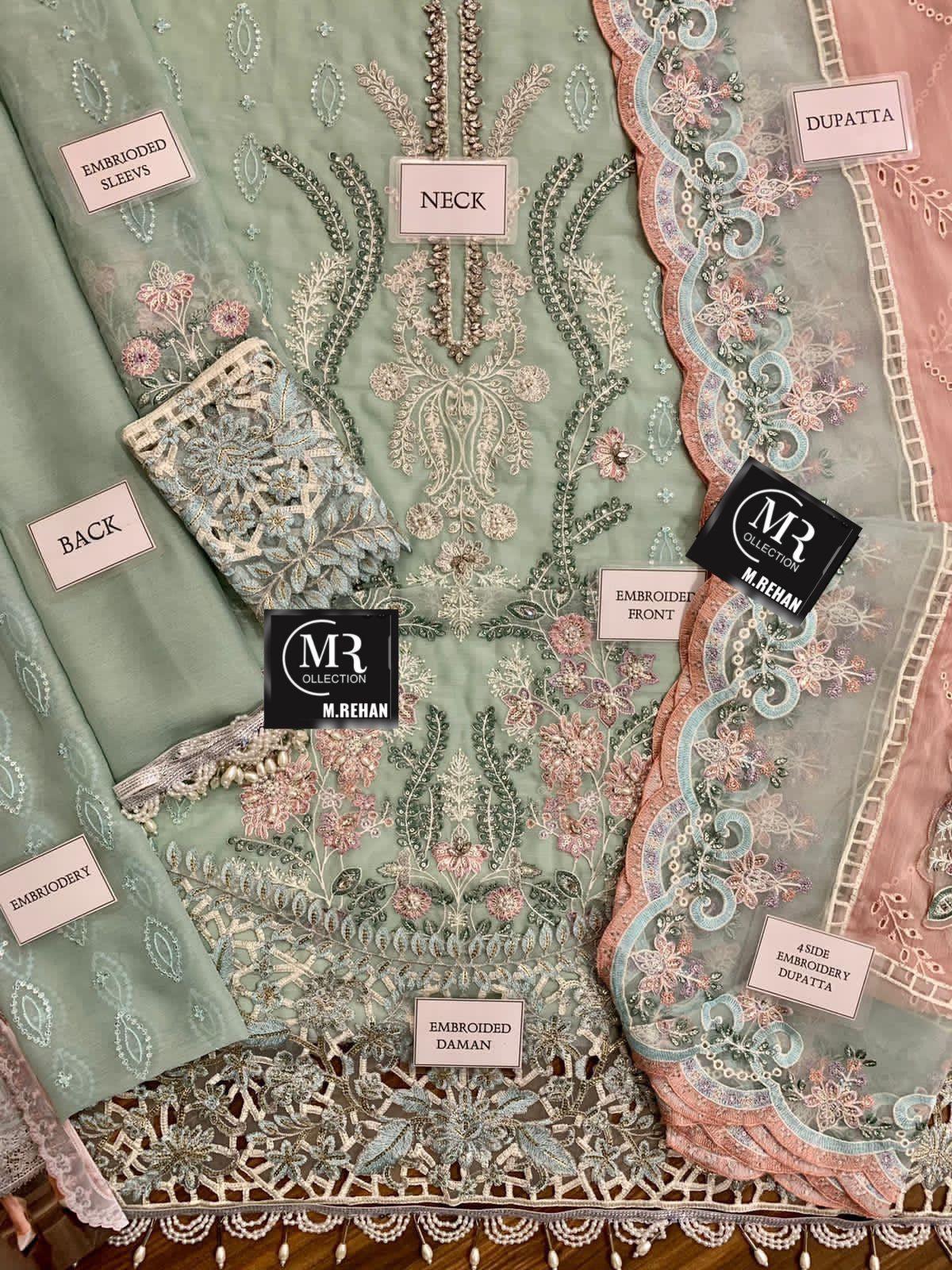 Maria B Chiffon Suit