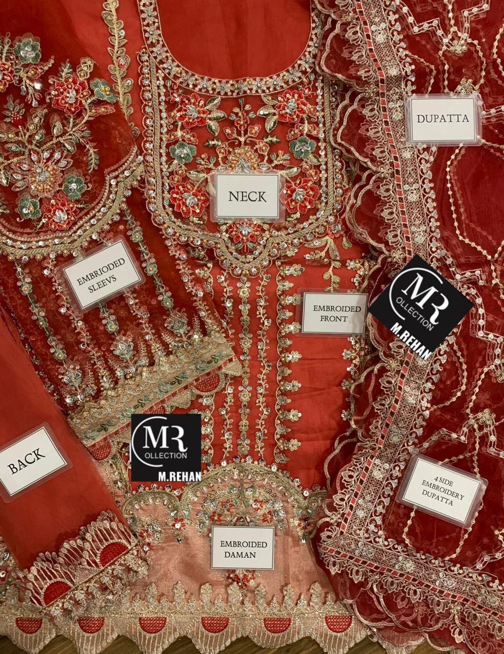 Maria B Organza Bridal Suit