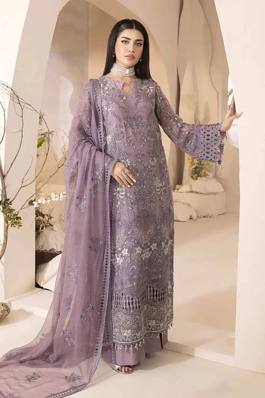 Laavish Chiffon Suit
