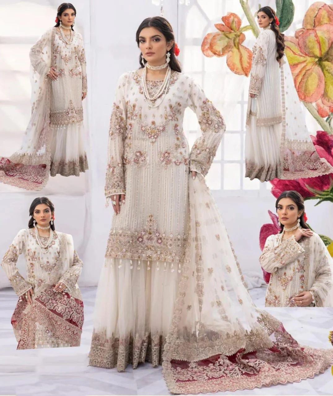 Imrozia Net Bridal Suit