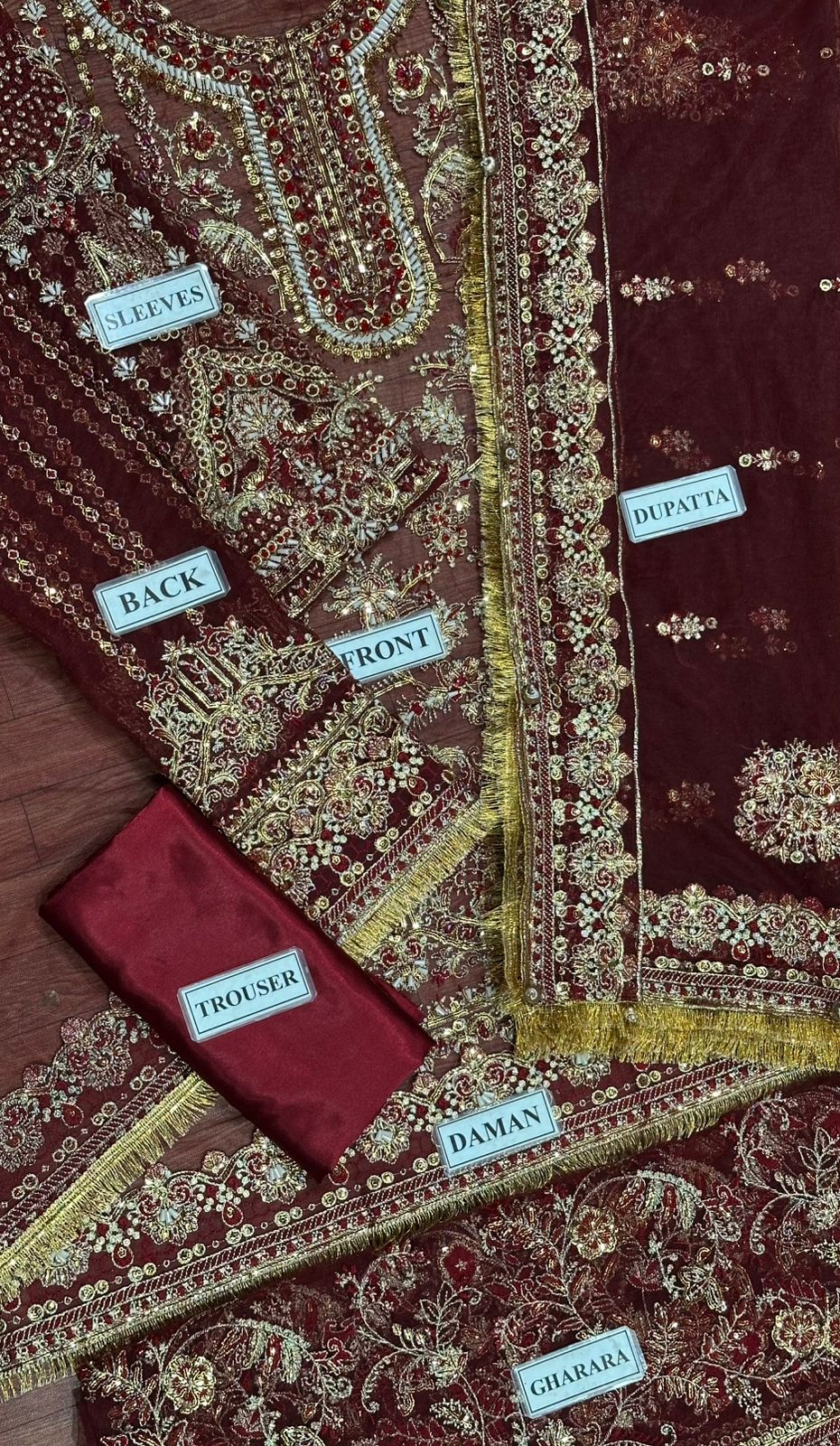 Erum Khan Net Bridal Suit