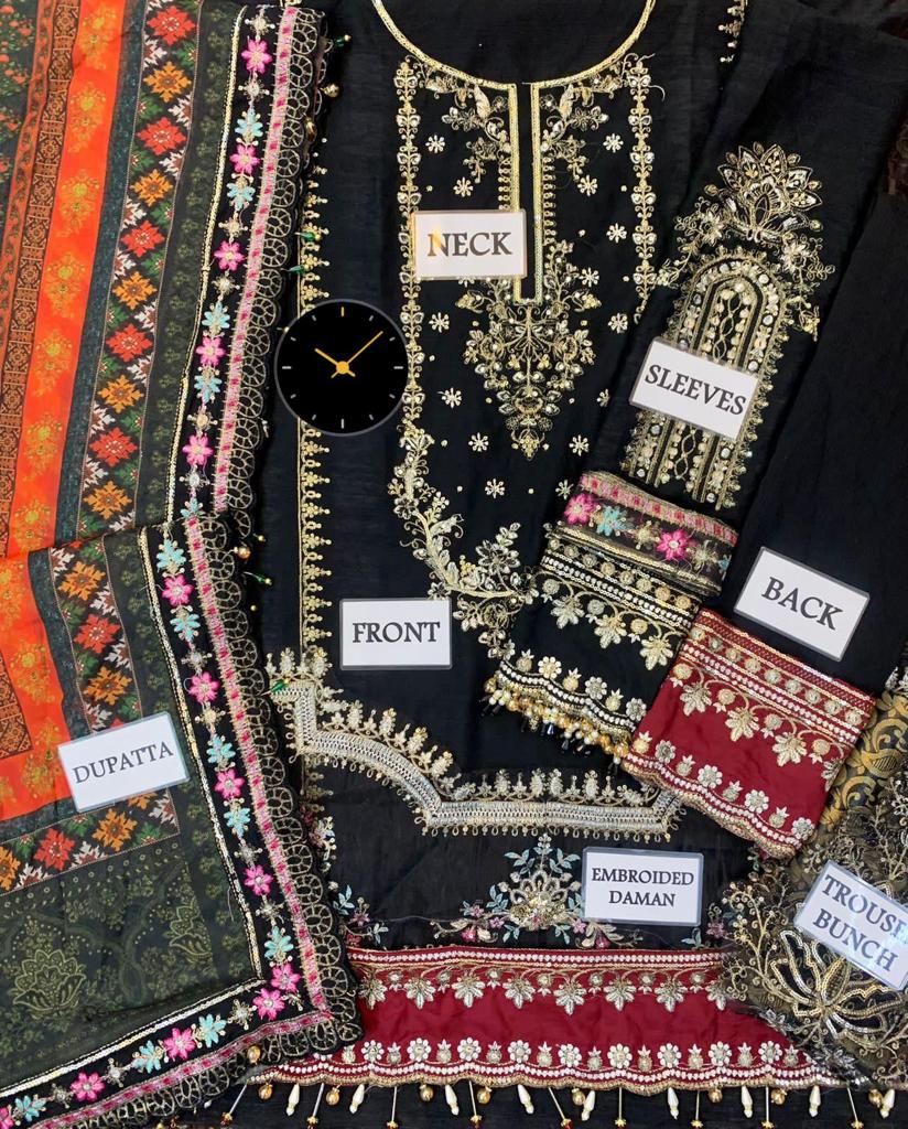 Maria B Chiffon Suit