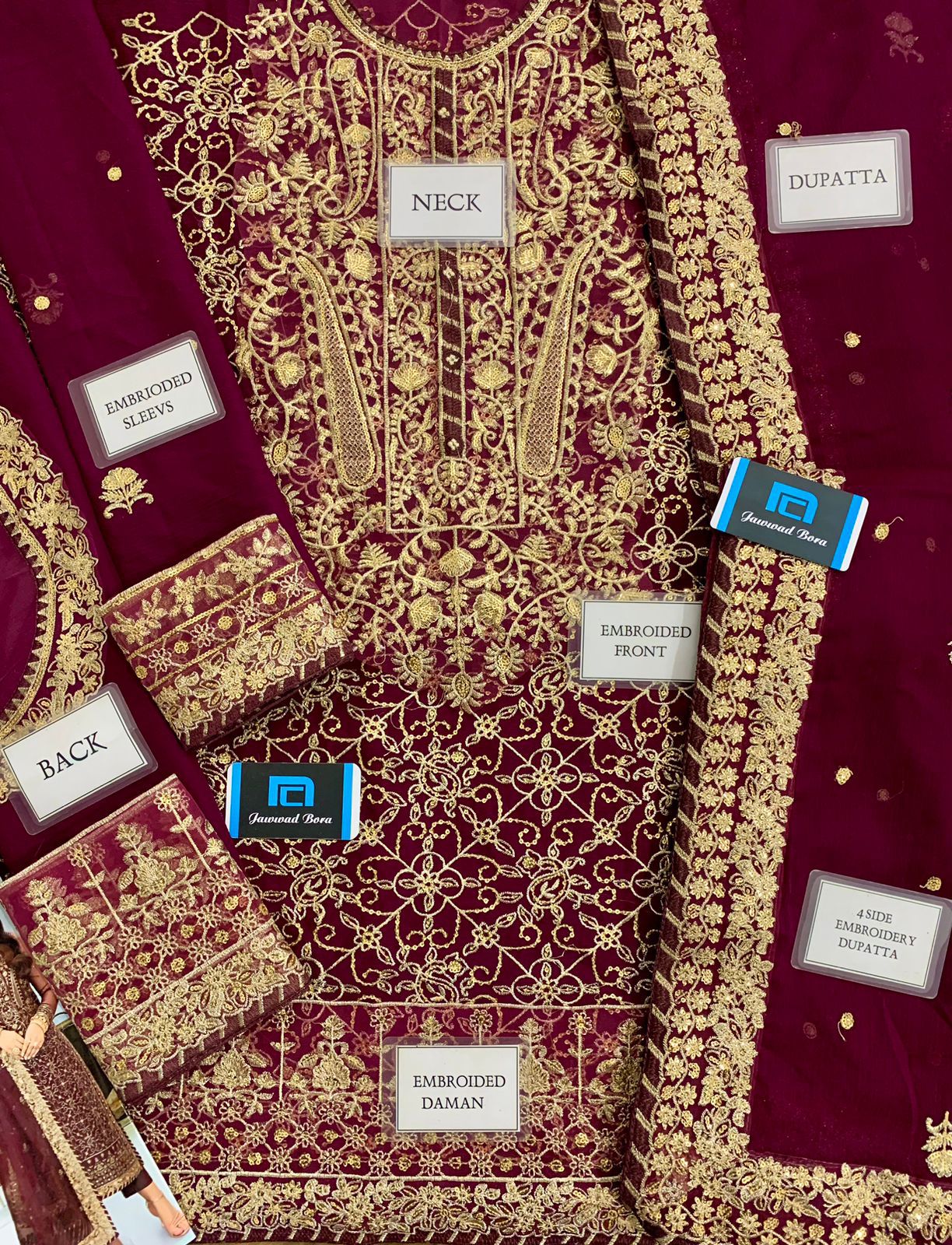 Asim Jofa Chiffon Suit