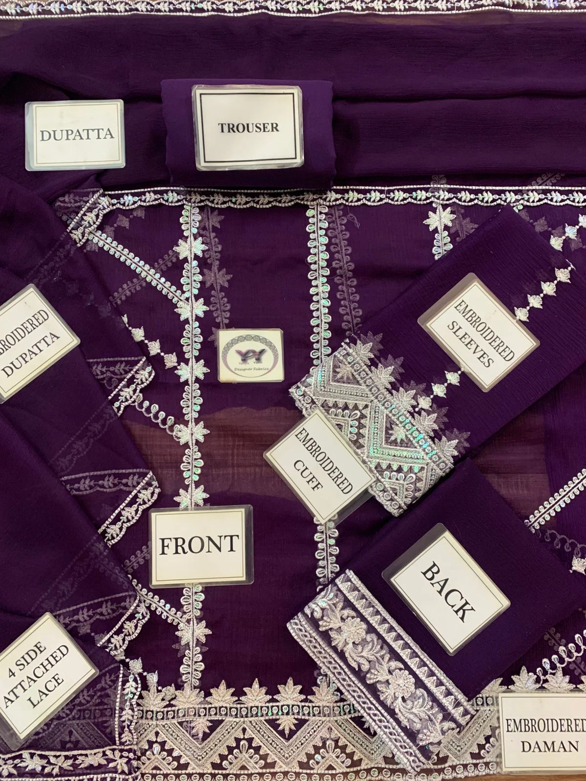 Baroque Chiffon Suit