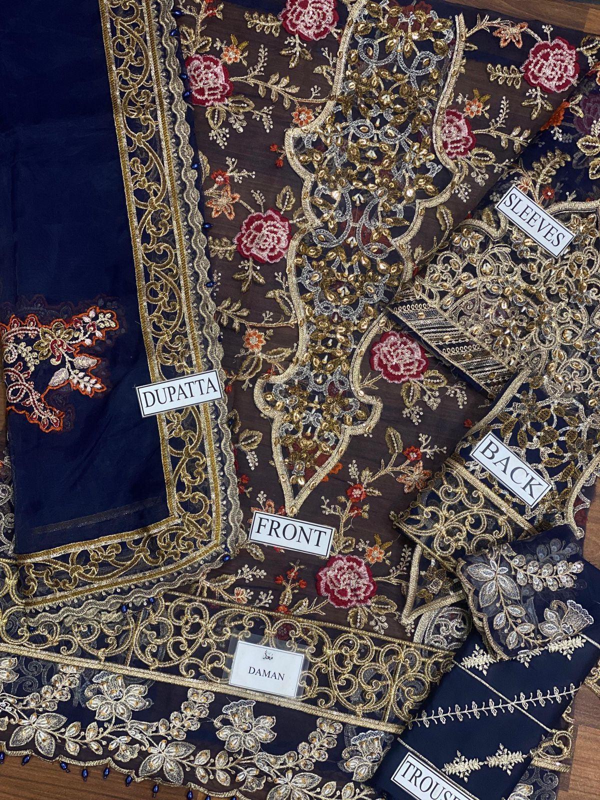 Maria B Organza Bridal Suit