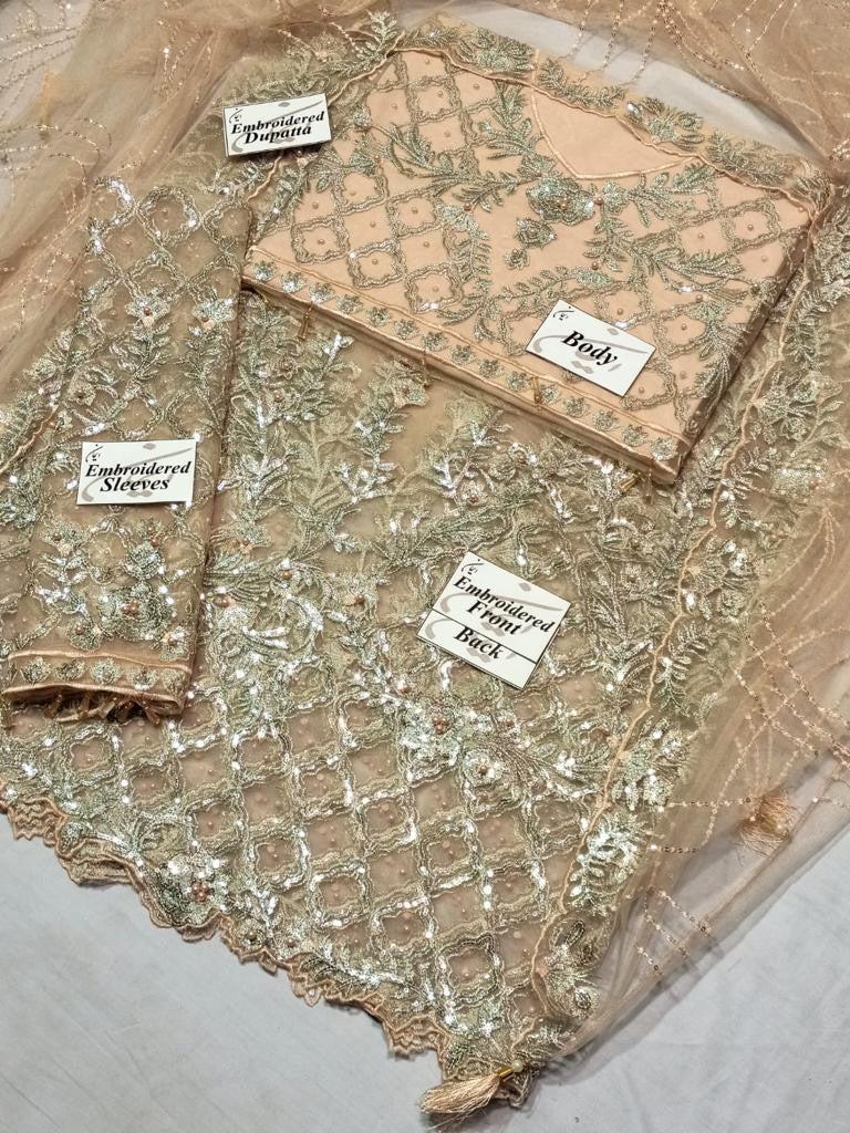 Erum Khan Net Bridal Suit