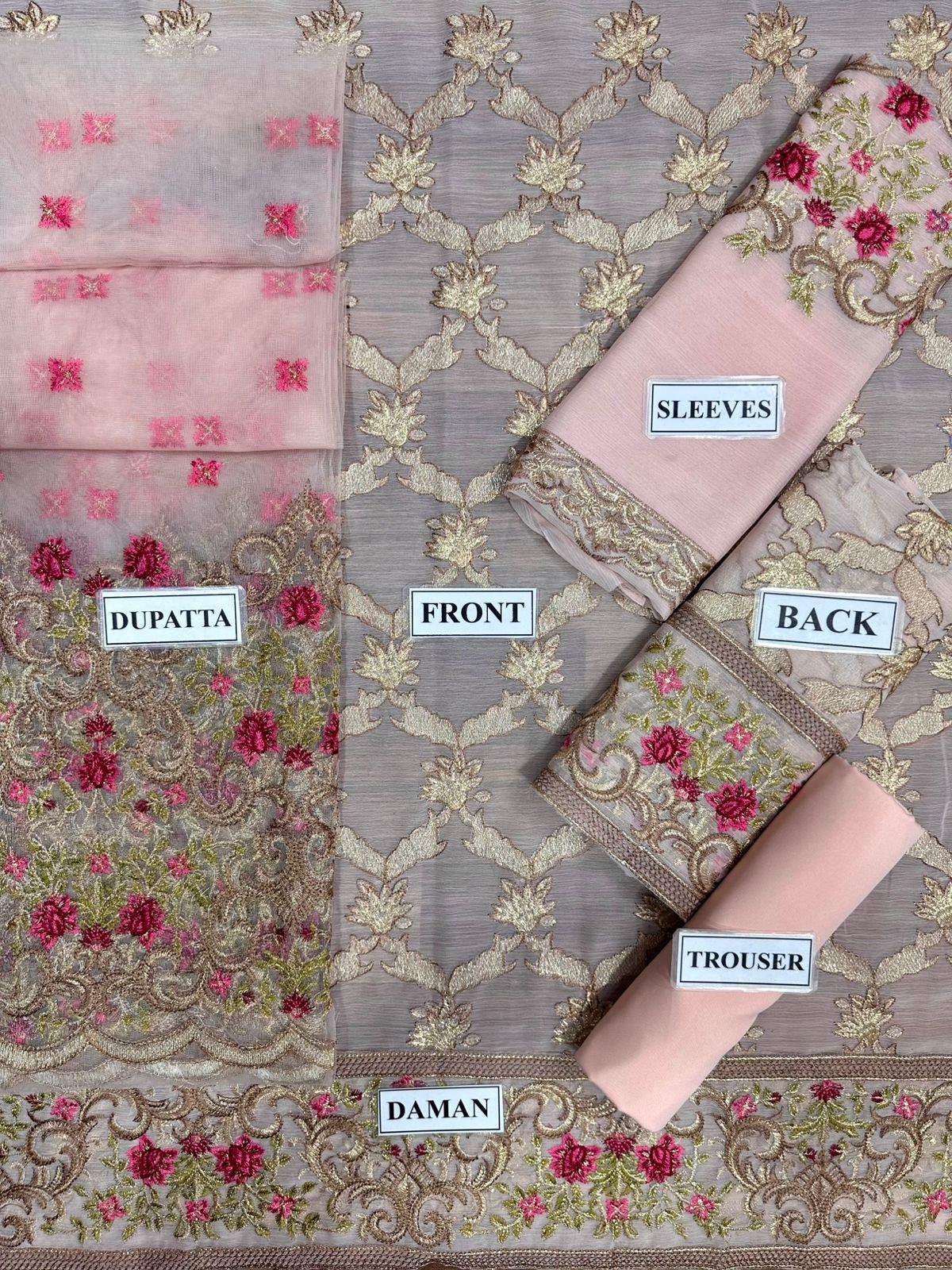 Baroque Chiffon Suit