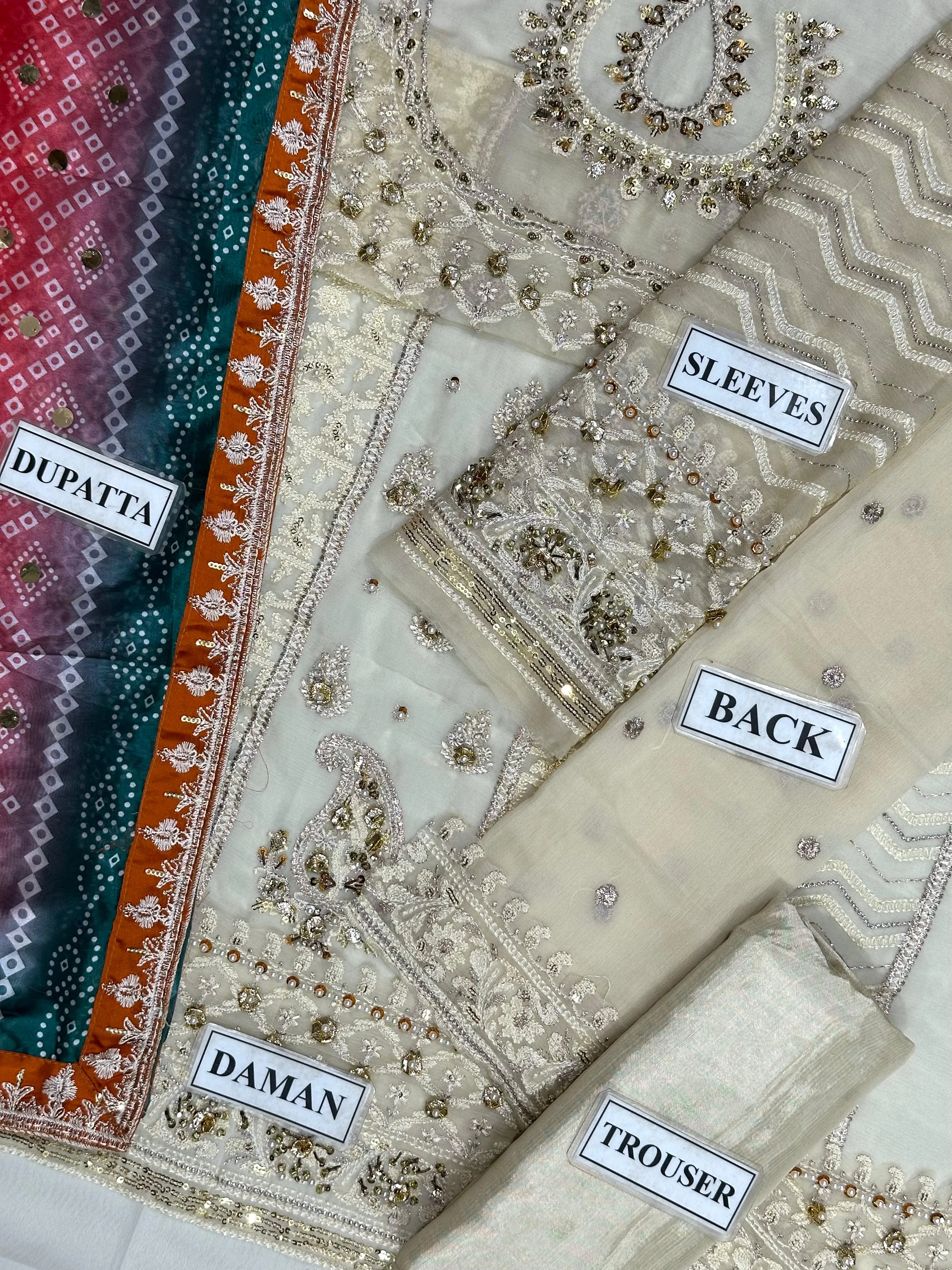 Charizma Chiffon Suit