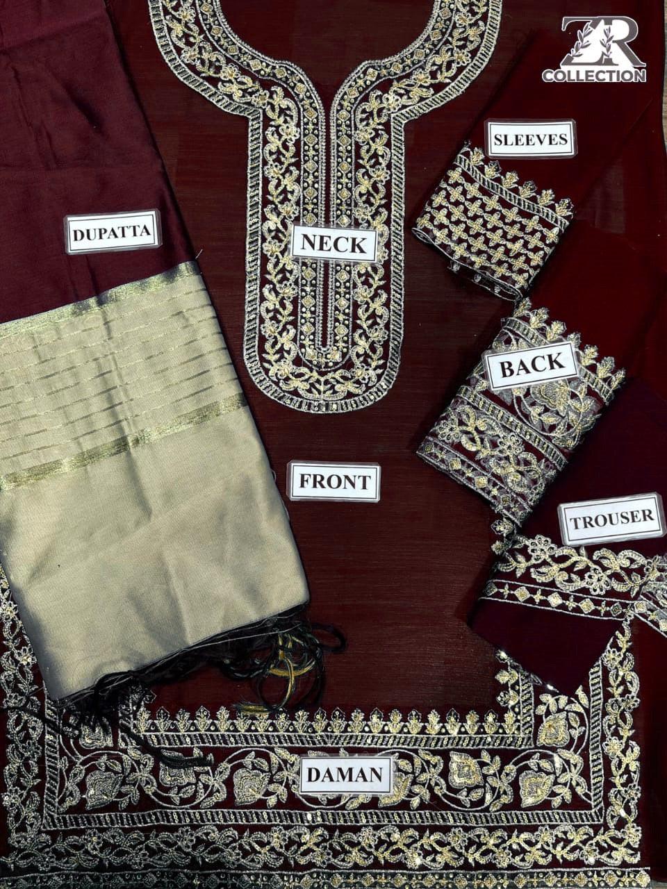 Asim Jofa Chiffon Suit