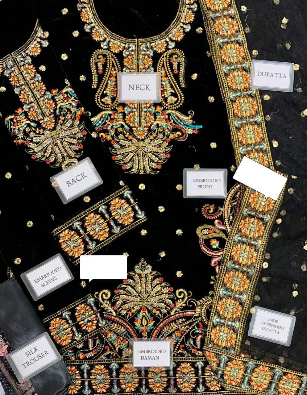 Asim Jofa Velvet Suit