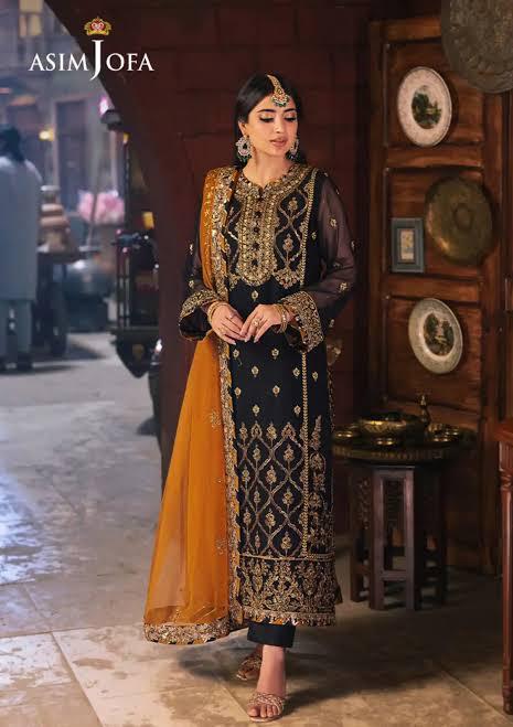 Asim Jofa Chiffon Suit