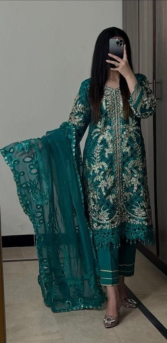 Maria B Organza Suit