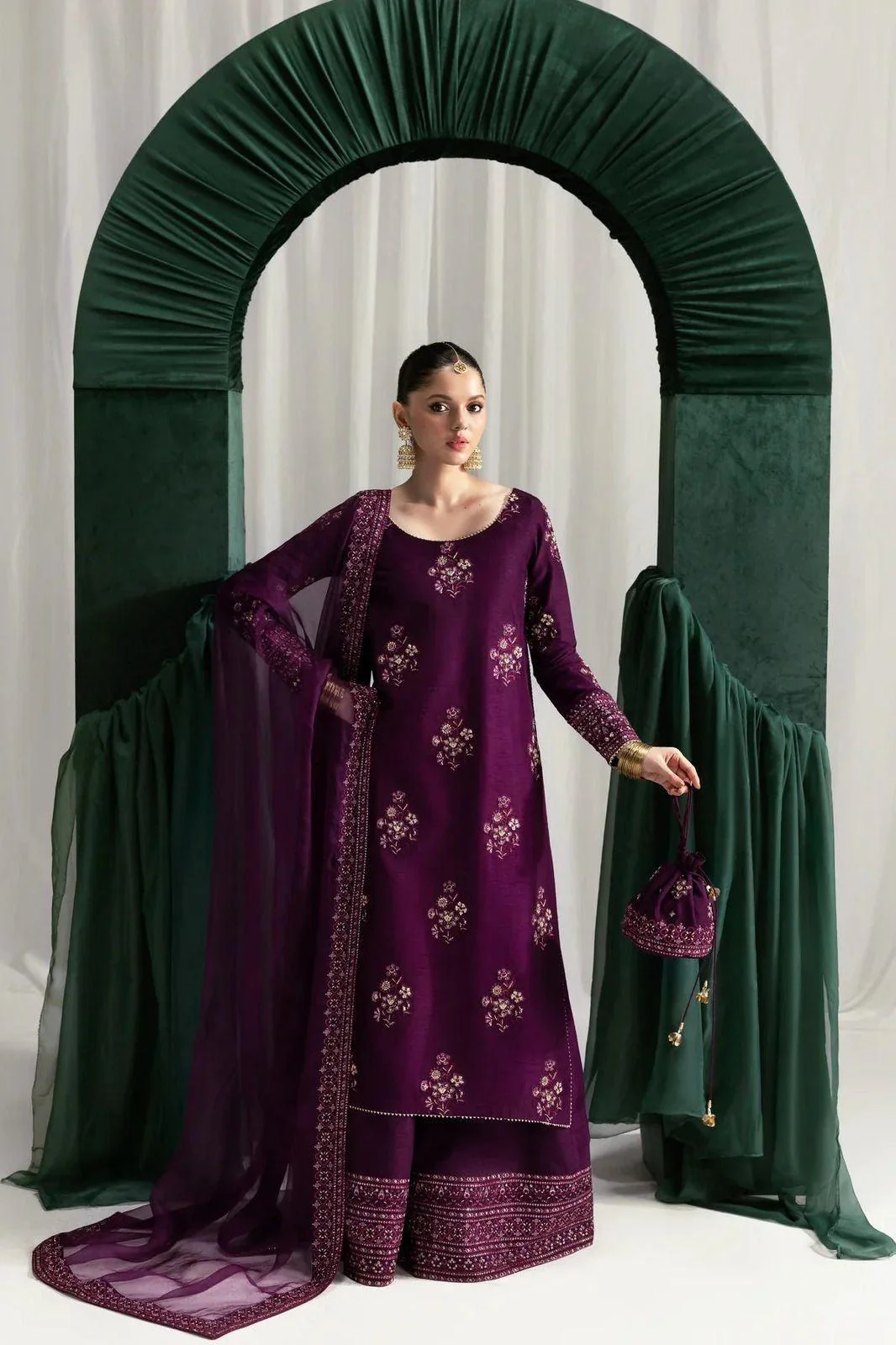 Zaib Silk Suit