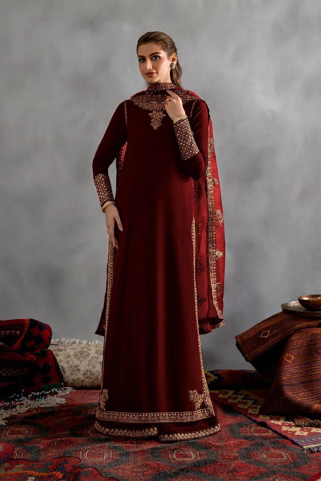 Iznik Chiffon Suit