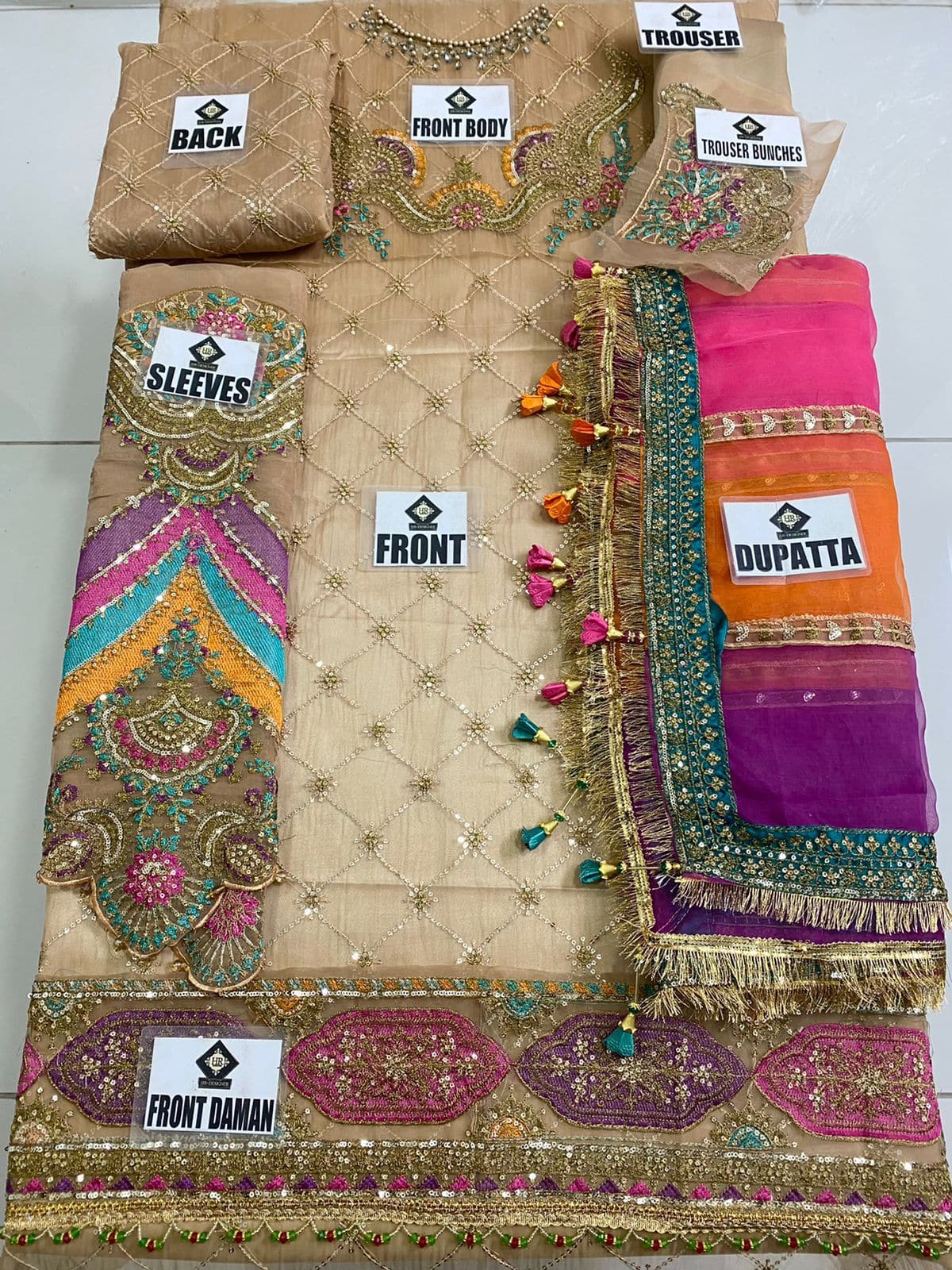 Maria B Organza Maxi