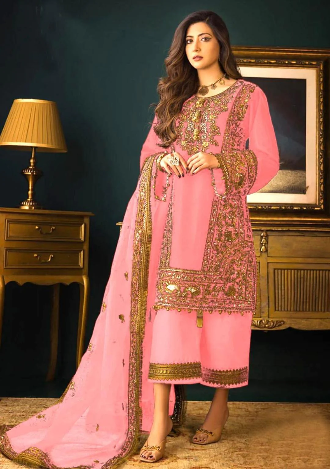 Asim Jofa Organza Suit